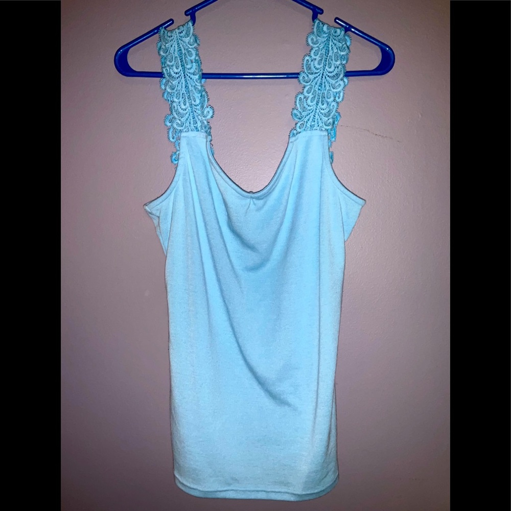 Lace strap top